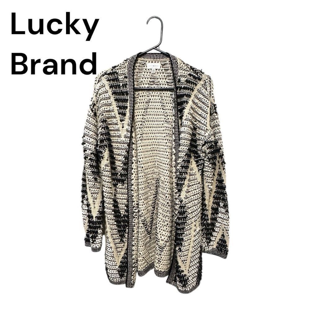Lucky Brand Black and White Women's Sweater
